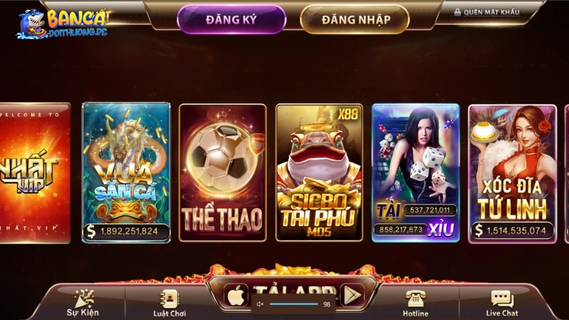 Nhà cái bắn cá Nhatvip